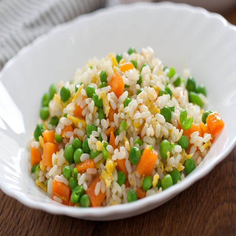 Ρύζι με λαχανικά και κρόκο Κοζάνης