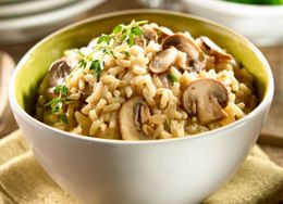 φωτο ριζότο με μανιτάρια